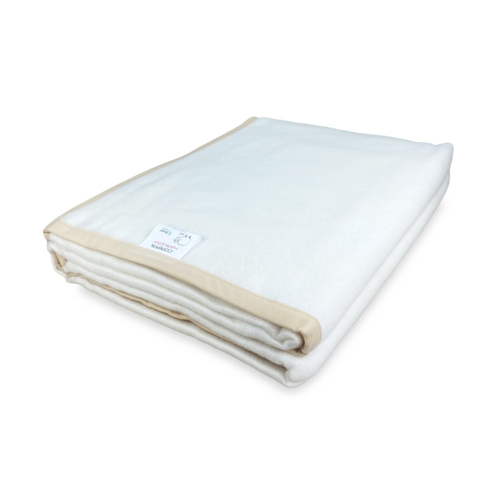 HARMONY BLANKET Mittelschwer aus reiner Schurwolle und Tencel aus Eukalyptus und Buche