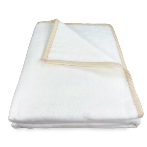 HARMONY light SPRING summer BLANKET en PURE LAINE VIERGE et TENCEL double 2 SQUARES