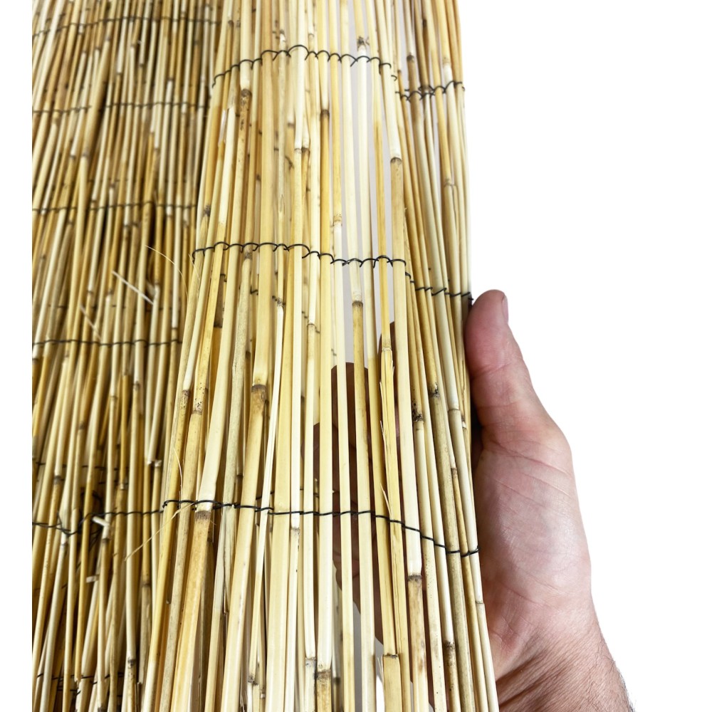 ARELLA PRIVACY Plus © aus Bambus WATTLE ARELLE CANES für Schattenzäune in 8 GRÖSSEN