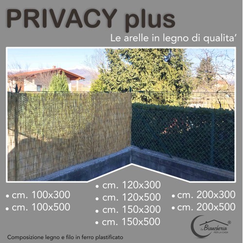 ARELLA PRIVACY Plus © en bambou CANNICCIO arelles CANNE pour RECINZIONE ombre en 8 MESURES