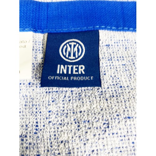INTER SPORT BEACH TOWEL size cm. 70X140 original INTERNATIONAL with BACKPACK towel holder and postcard