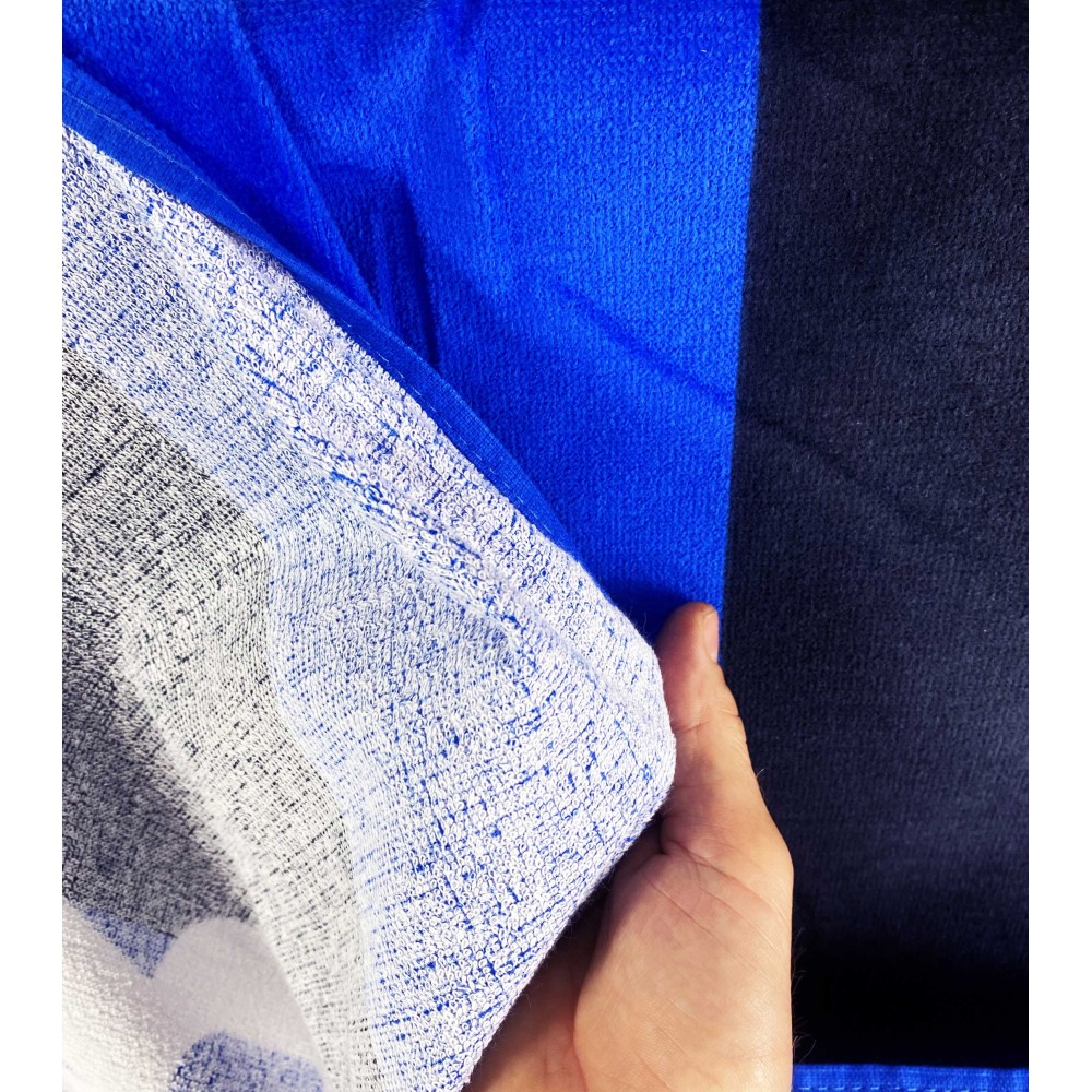 TELO MARE sport INTER misura GRANDE Cm. 90 X 170 ORIGINALE internazionale CON zaino PORTATELO e cartolina