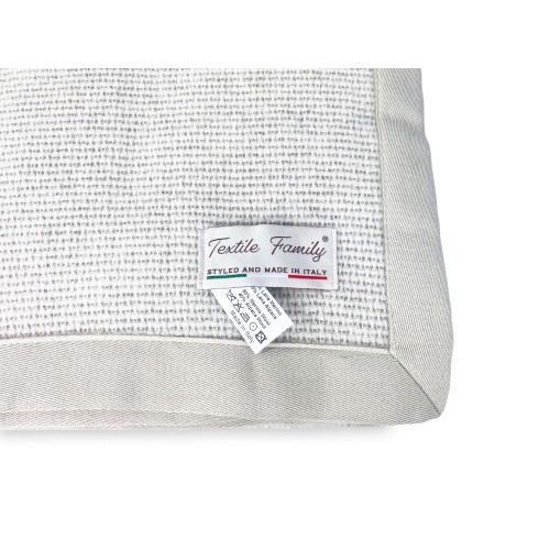 LEICHTE SOMMERDECKE AUS FEINER MERINOWOLLE UND ALPAKA DOPPELT 2 QUADRATE