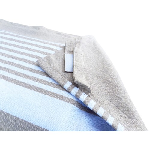 FOUTA STRANDTUCH BEIGE ALVIN BAUMWOLLE BEDDY BEACH © MIT TASCHEN GRÖSSE CM. 75 X 195 und BEACH Rucksack