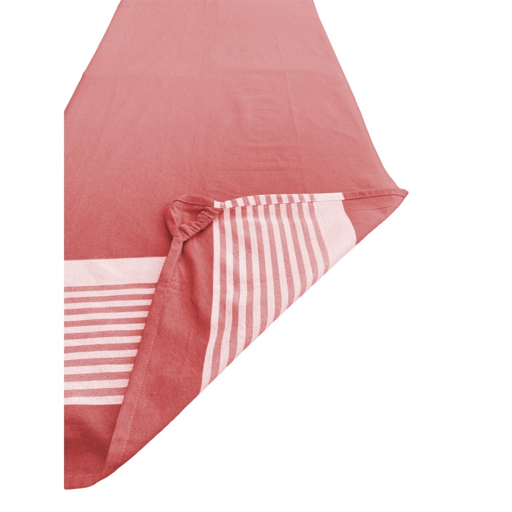 FOUTA BEACH TOWEL RED ALVIN COT in cotton BEDDY BEACH © WITH POCKETS SIZE CM. 75 X 195 and BEACH backpack
