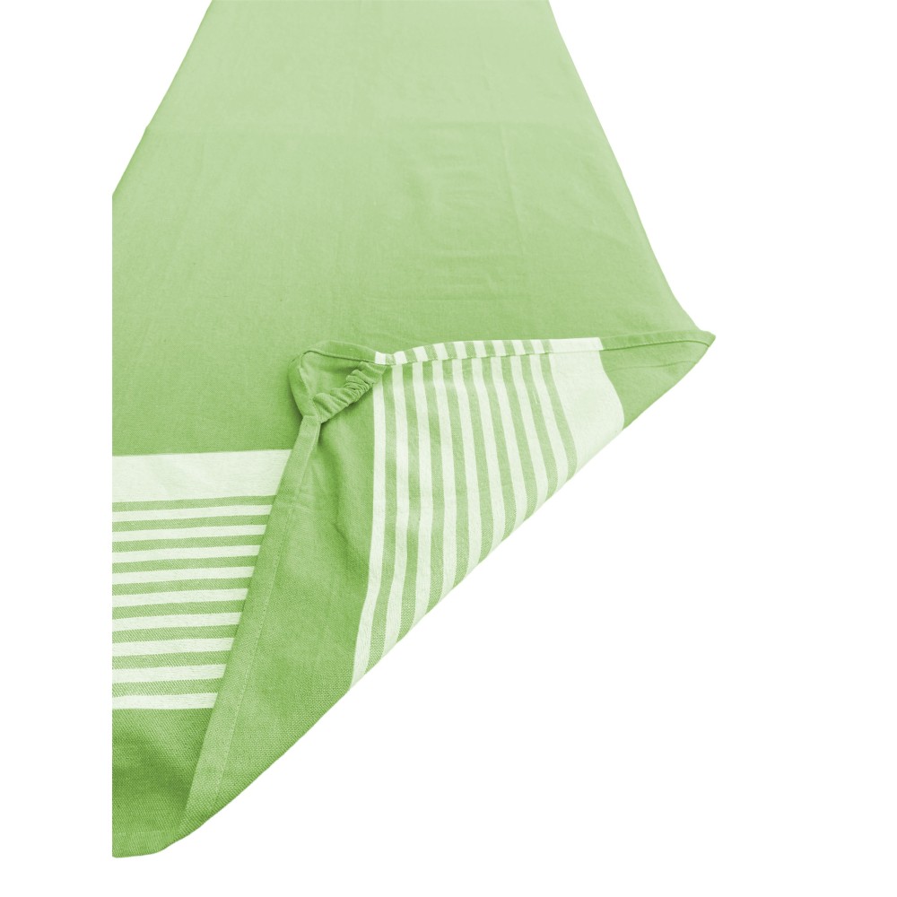 FOUTA BEACH TOWEL ACID GREEN ALVIN SUNBED in cotton BEDDY BEACH © WITH POCKETS SIZE CM. 75 X 195 and BEACH backpack