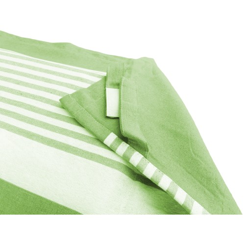 FOUTA BEACH TOWEL ACID GREEN ALVIN SUNBED in cotton BEDDY BEACH © WITH POCKETS SIZE CM. 75 X 195 and BEACH backpack