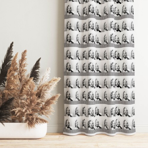 MARILYN MONROE VORHANG CM. 150X280 verpackt Hergestellt in Italien