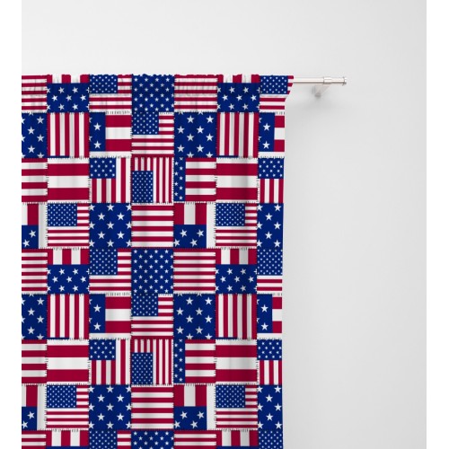 TENDA AMERICA AMERICANA U.S.A. cm.140X280 Made in Italy