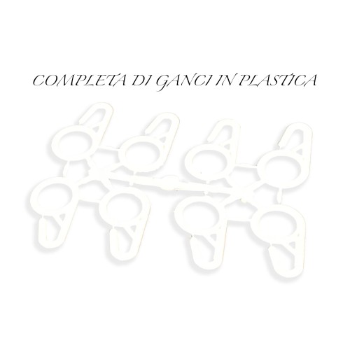 CORTINA MOSQUITERA EXTERIOR DIAMOND en 8 tamaños diferentes gris liso