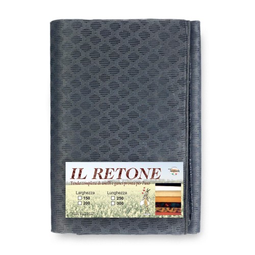 CORTINA MOSQUITERA EXTERIOR DIAMOND en 8 tamaños diferentes gris liso