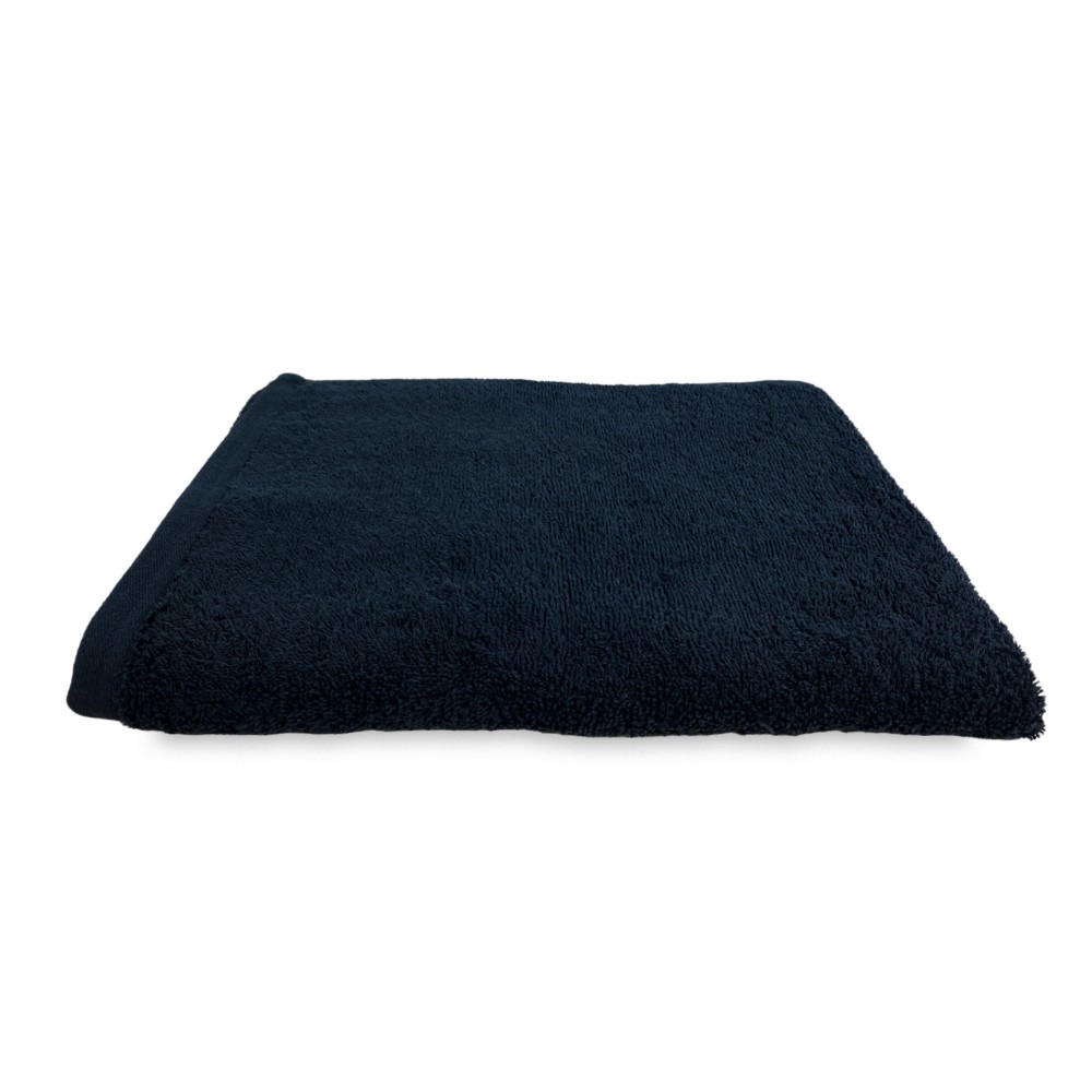 SERVIETTE SERVIETTE ÉPONGE ÉPONGE NOIR Coiffeur CM. 60X100 Reine Beauté