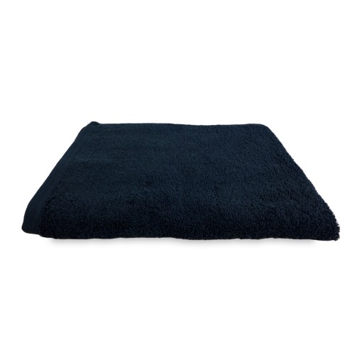 SERVIETTE SERVIETTE ÉPONGE ÉPONGE NOIR Coiffeur CM. 60X100 Reine Beauté