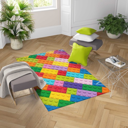 HD FANTASY CARPET modern room and living room PLAY Children CONSTRUCTIONS