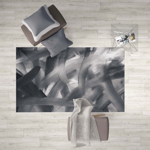 CARPET FANTASY HD chambre moderne et salon SPATOLATO gris