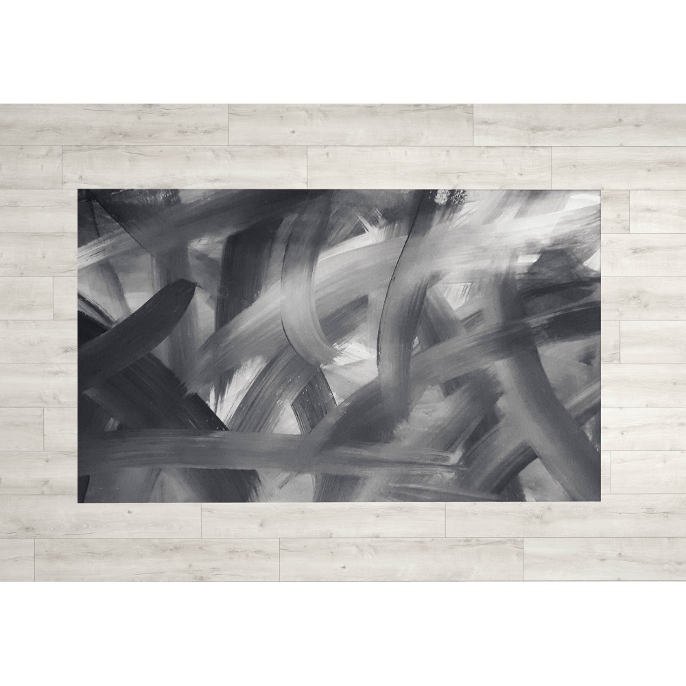 FANTASY HD RUG modern bedroom and living room BRUSHED gray