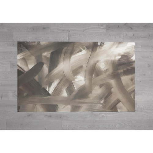 FANTASY HD RUG modern bedroom and living room SPATULATO dove grey