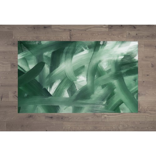 FANTASY HD RUG modern room and living room SPATULATO green