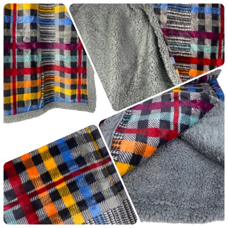 PLAID en souple PILE SHERPA...