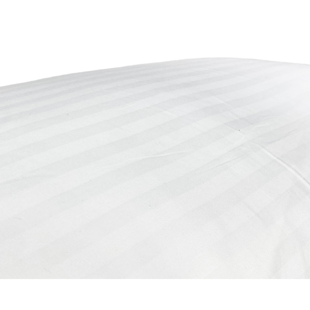 LAKENSET aus weicher Mikrofaser SOLID WHITE 2 SQUARE Doppelbett ohne Bügeln