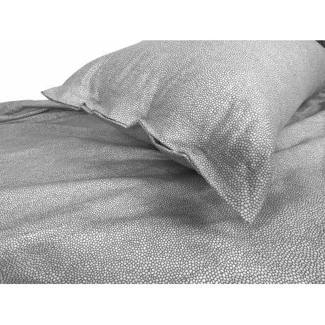 Completo Lenzuola Invernale Flanella Boy Grigio - Cotone Felpato Anti-Pilling - Made in Italy