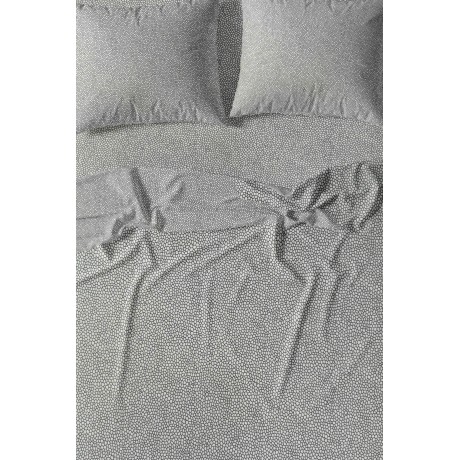 SWEAT-SHIRT COMPLET Winter Sheet en FLANNEL Anti-Pilling BOY gris en Pur Cotton