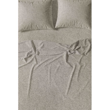 SET Winter sheet Fleece in BOY Anti-Pilling Flannel beige in Pure Cotton