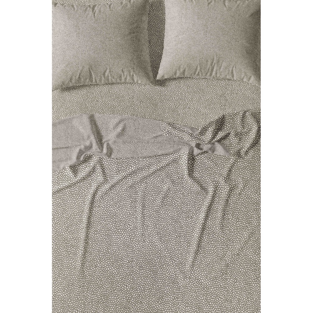 SET Winter sheet Fleece in BOY Anti-Pilling Flannel beige in Pure Cotton