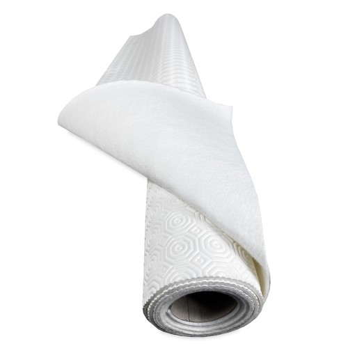 TABLE PROTECTOR UNDER TABLECLOTH white Rubberized non-slip with RUBBY© sponge