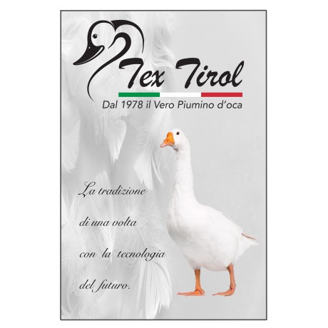 PIUMINO OCA TEX TIROL © DOLOMITI 50% PIUMINO OCA / 50% PIUMA OCA