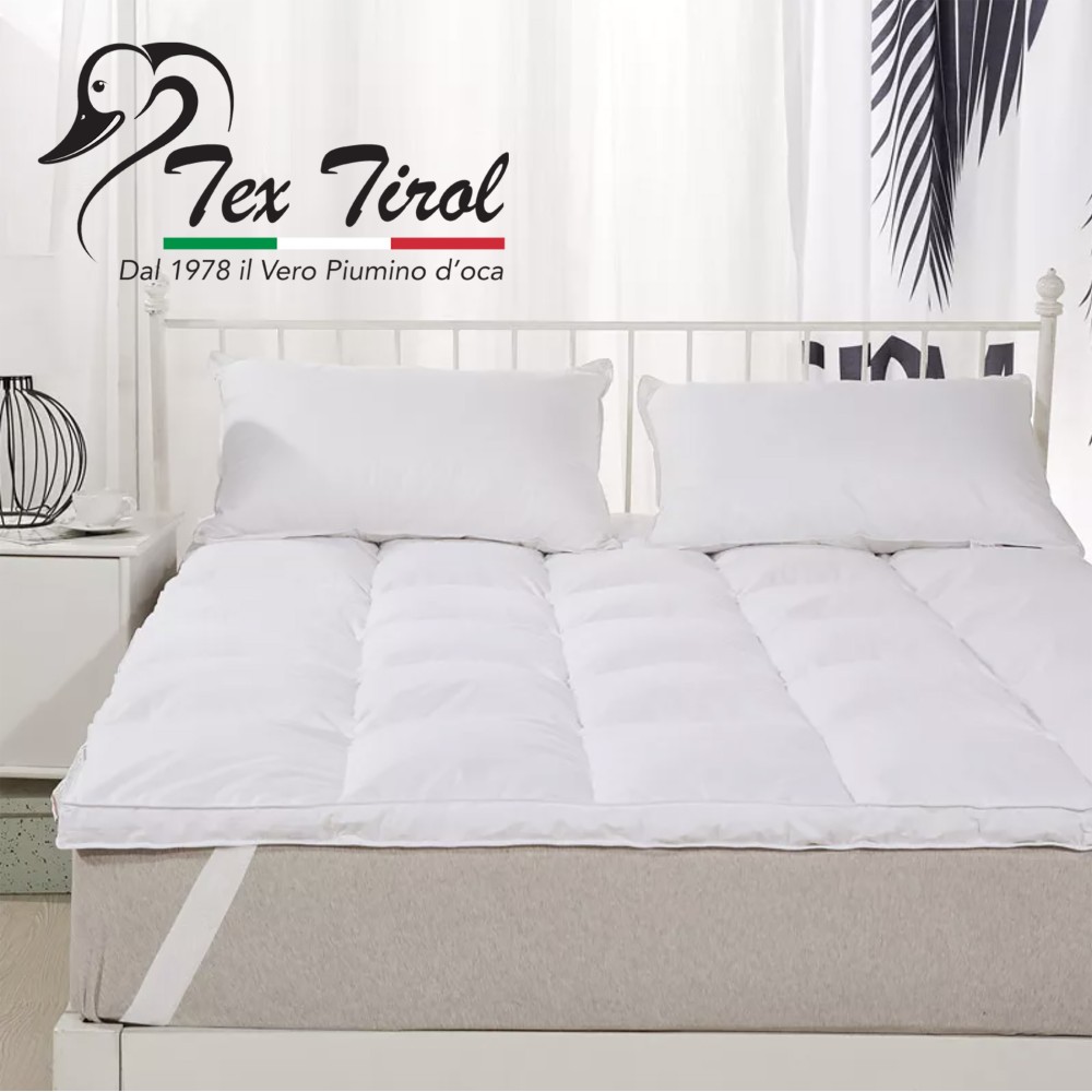 TOPPER for Goose Down Mattress TEX TIROL © DOLOMITI 50% Goose Down / 50% Goose Feather