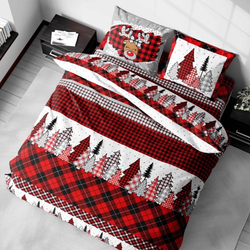 SET Winter sheet Fleece in FLANNEL Anti-Pilling RENNA in Pure Cotton