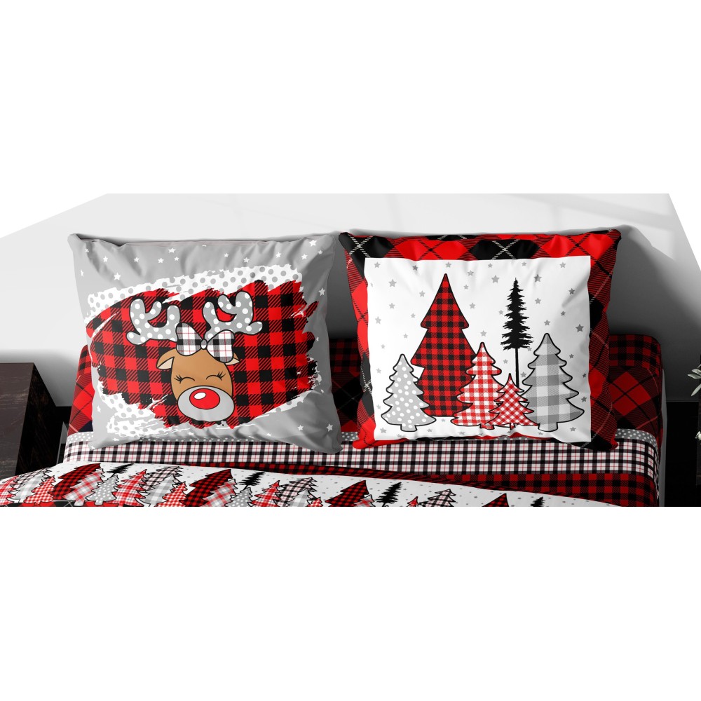 SET Winter sheet Fleece in FLANNEL Anti-Pilling RENNA in Pure Cotton