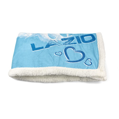 MANTA DE VELLÓN A CUADROS SHERPA FANTASÍA HD I Love LAZIO