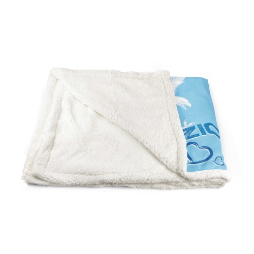 PLAID FLEECE blanket sherpa fantasy HD I Love LAZIO