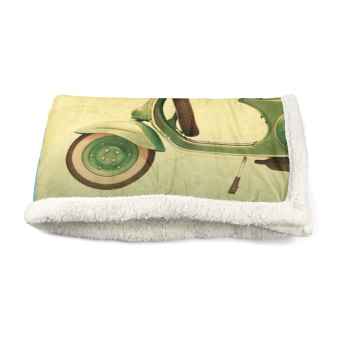 PLAID FLEECE Decke Sherpa Fantasy HD VESPA VINTAGE
