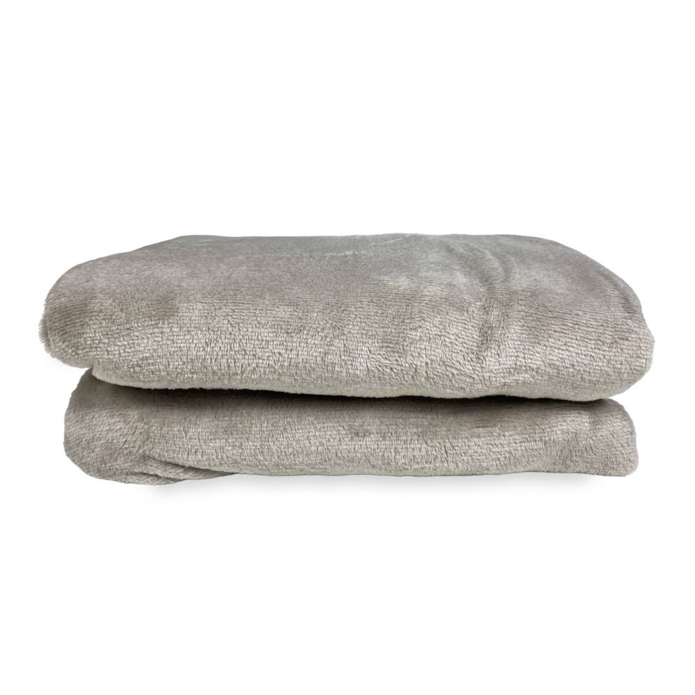 PLAID TV BLANKET aus weichem Fleece mit weichen und samtigen ÄRMELN