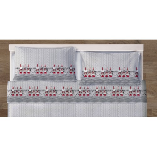 FULL LINEN SET TYROLEAN COTTON PUPPETS made in Italy