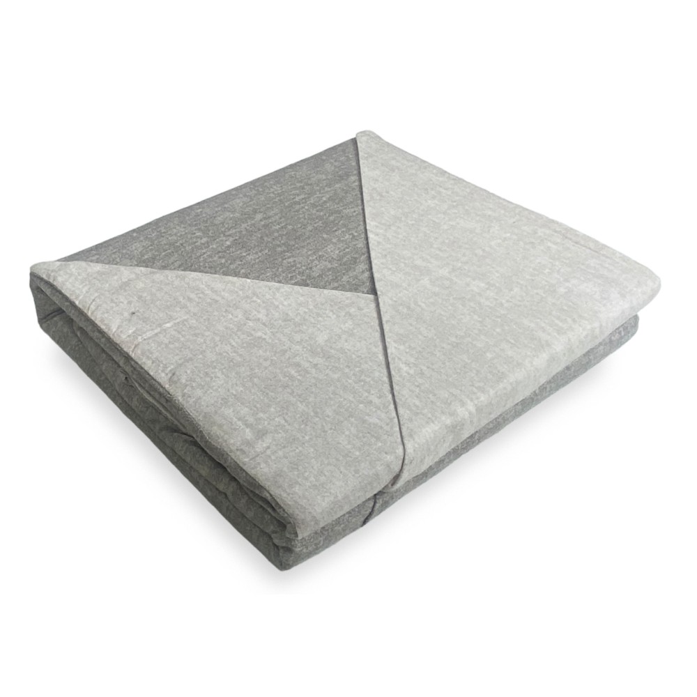 FUNDA NÓRDICA DE FLANELLATO FLANELLATO BEIGE BICOLOR DE PURO ALGODÓN