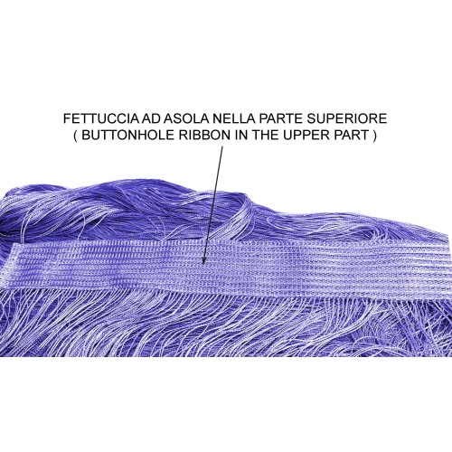 Vivienne CORTINA DE ALAMBRE para puerta CM. 150X300 color lila liso