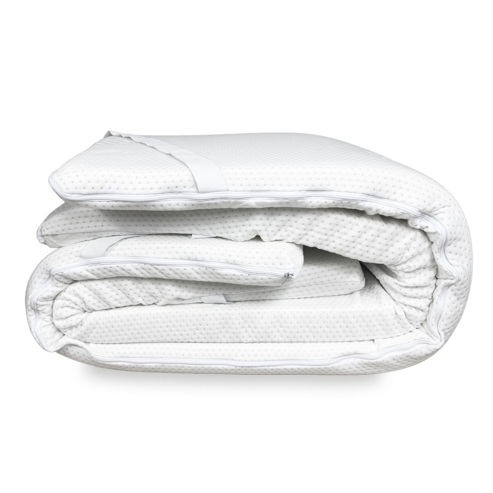 TOPPER Wellness Per Materasso Correttore in MEMORY FOAM HD spessore 5 cm. Anallergico e Sfoderabile Made in Italy