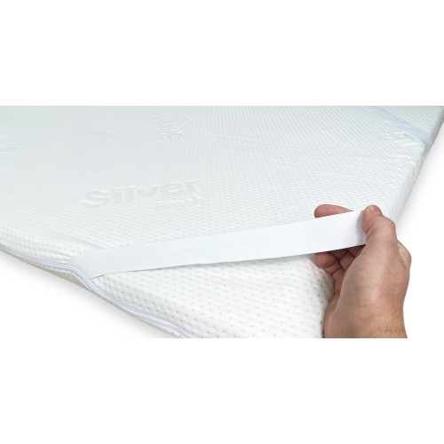 Colchón TOPPER Wellness for Corrector en MEMORY FOAM HD espesor 5 cm. Funda hipoalergénica y extraíble fabricada en Italia