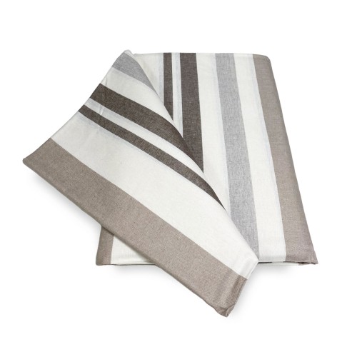 TELO ARREDO Copritutto GRAN FOULARD Copriletto COPRIDIVANO Tessuto DORY RIGA BEIGE