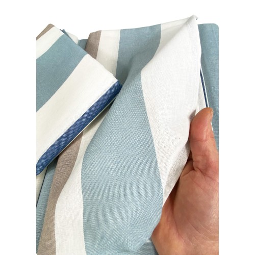 HOUSSE DE SERVIETTE D’AMEUBLEMENT Gran FOULARD Couvre-lit Housse de canapé Tissu DORY RIGA BLUE