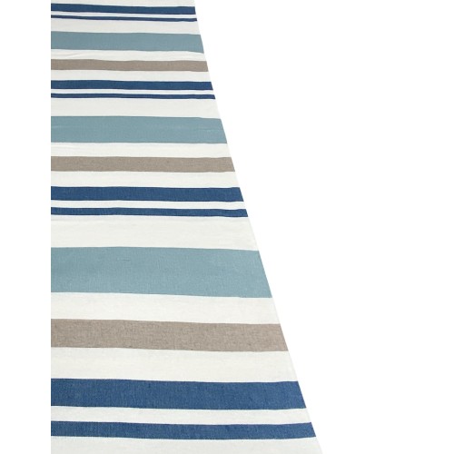 TELO ARREDO Copritutto GRAN FOULARD Copriletto COPRIDIVANO Tessuto DORY RIGA BLU