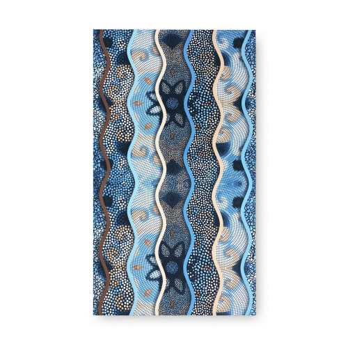 RUG Kitchen Runner Non-slip runner ONDA MARE made in Italy