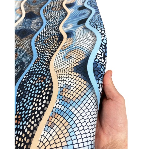 RUG Kitchen Runner Rutschfester Läufer ONDA MARE made in Italy