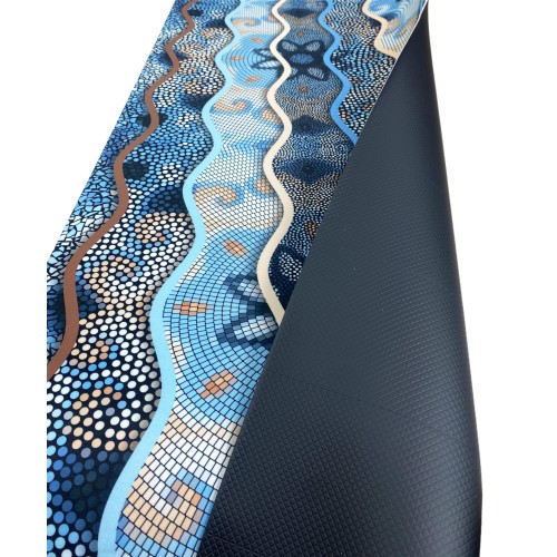 TAPPETO Runner da CUCINA Passatoia Antiscivolo ONDA MARE made in Italy