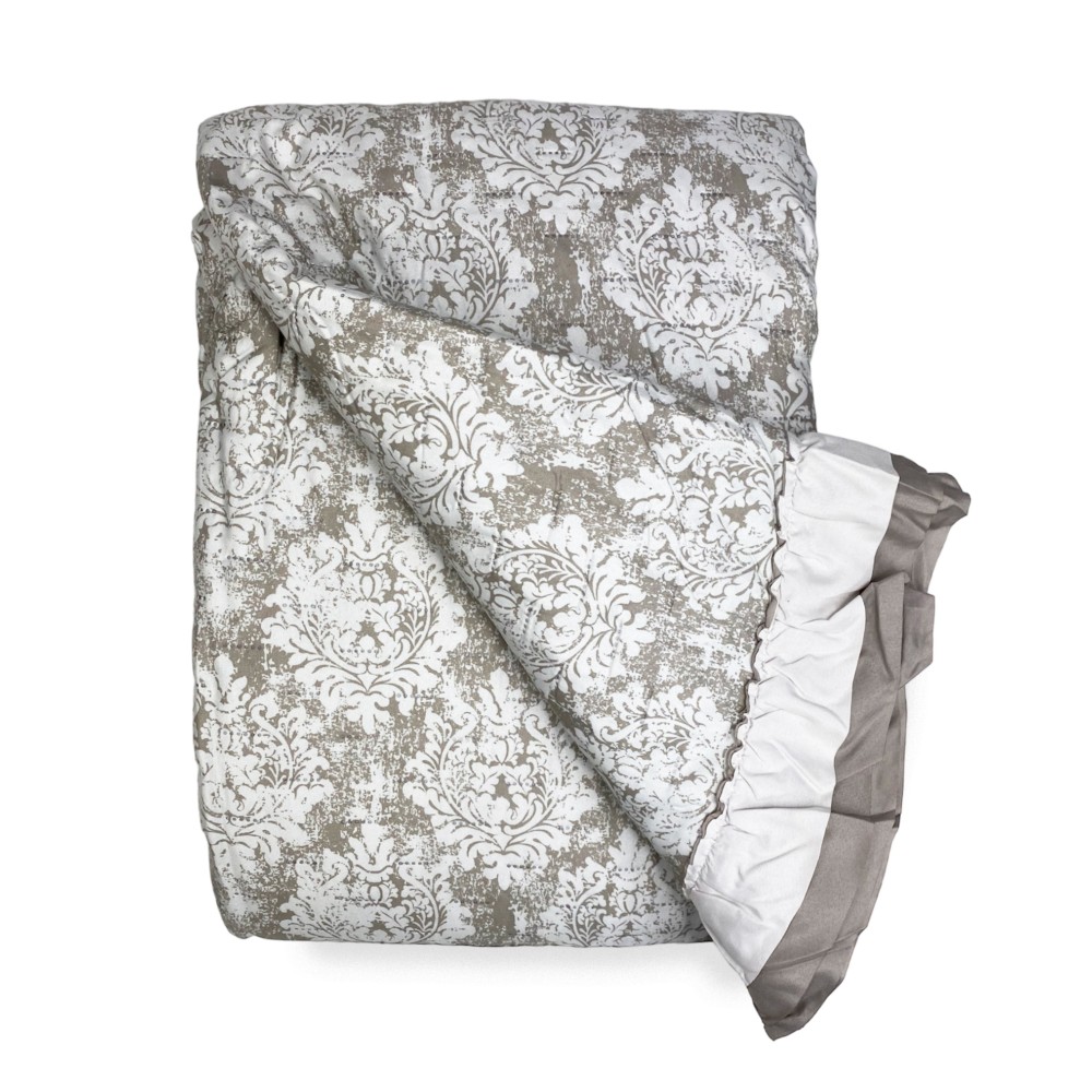 Gesteppte Tagesdecke Boutiss ARABESCO Beige Doppelt