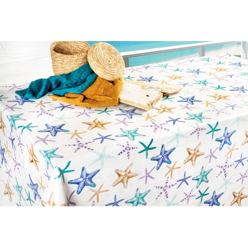 LIMA © TABLECLOTH in water-repellent plastic-coated PVC tarpaulin Made in Italy